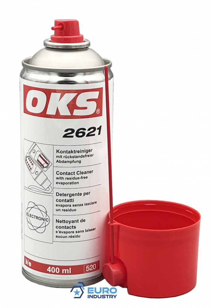 pics/OKS/E.I.S. Copyright/Spray can/2621/oks-2621-contact-cleaner-for-electronic-with-residue-free-evaporation-spray-400ml-open-l.jpg